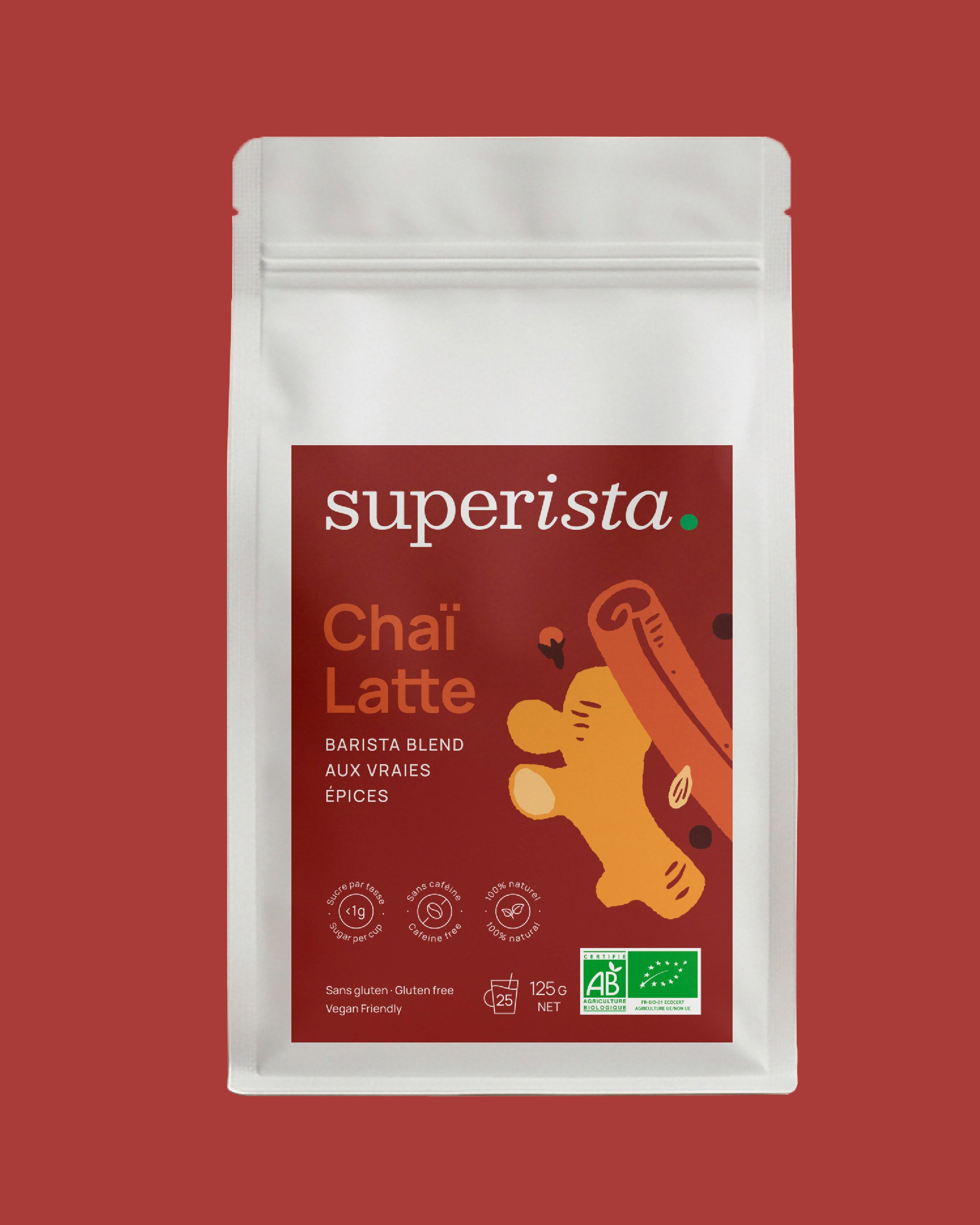 sachet de  poudre de chai , 125g