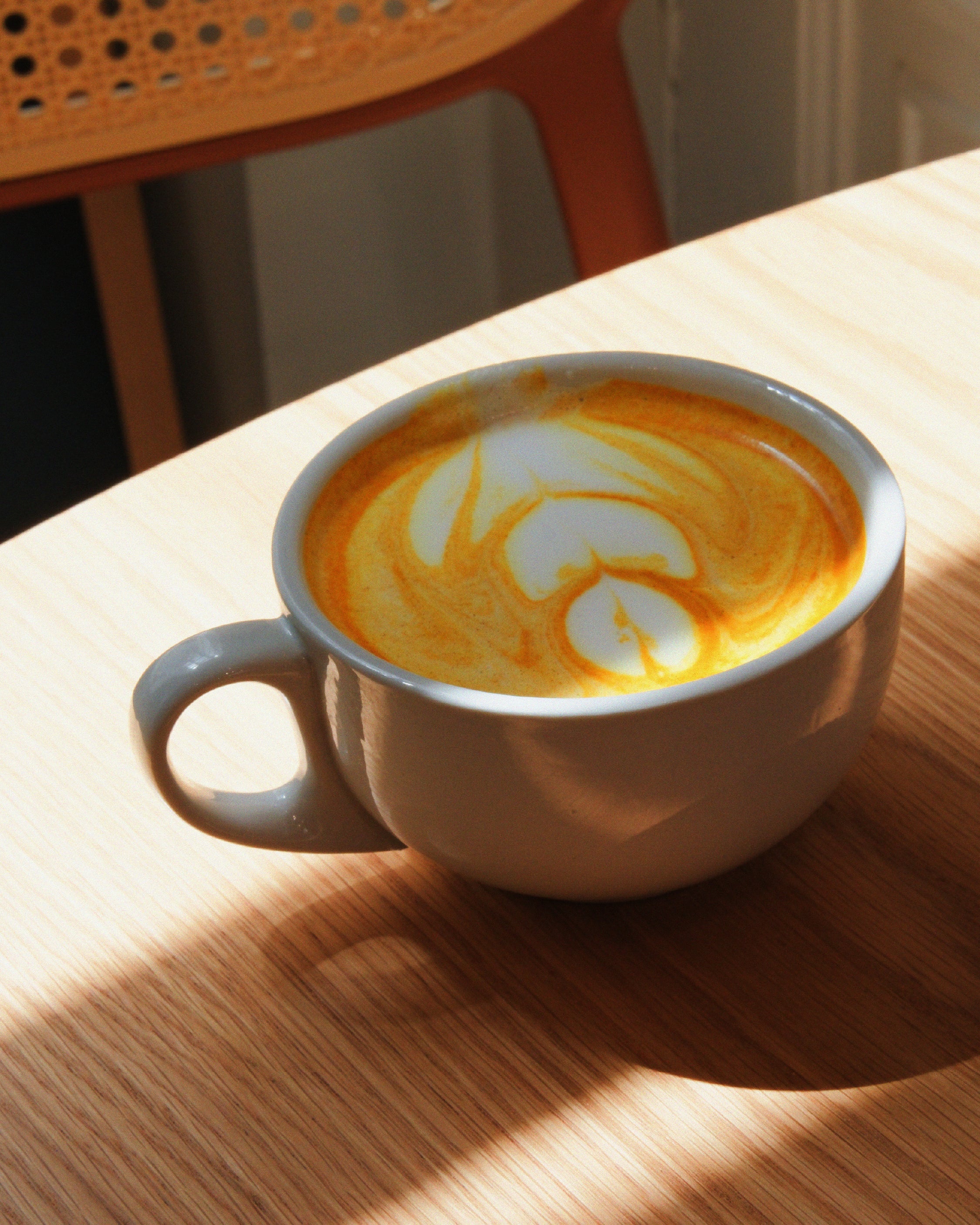 Tasse de golden latte
