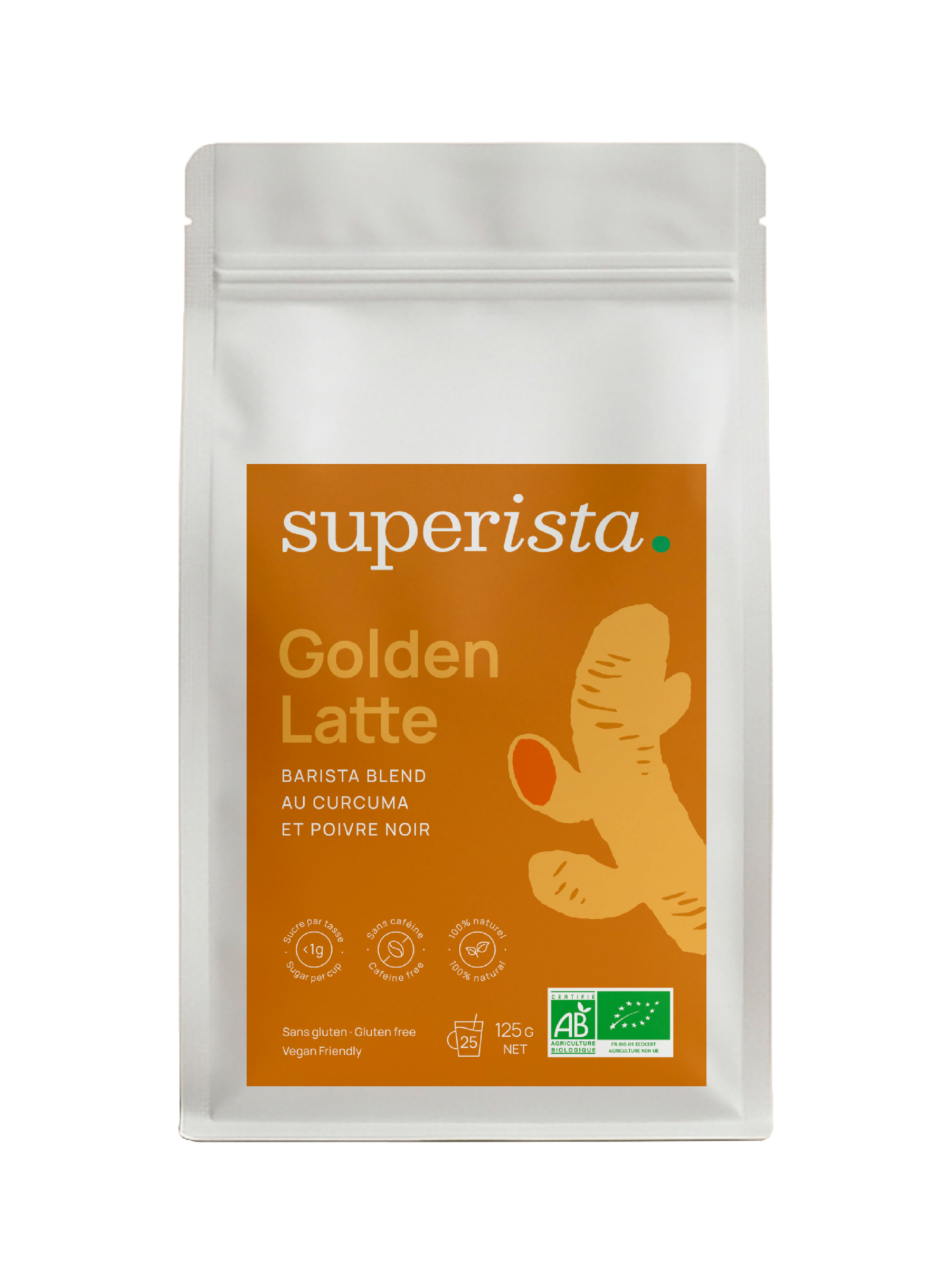 sachet de golden latte, 125g