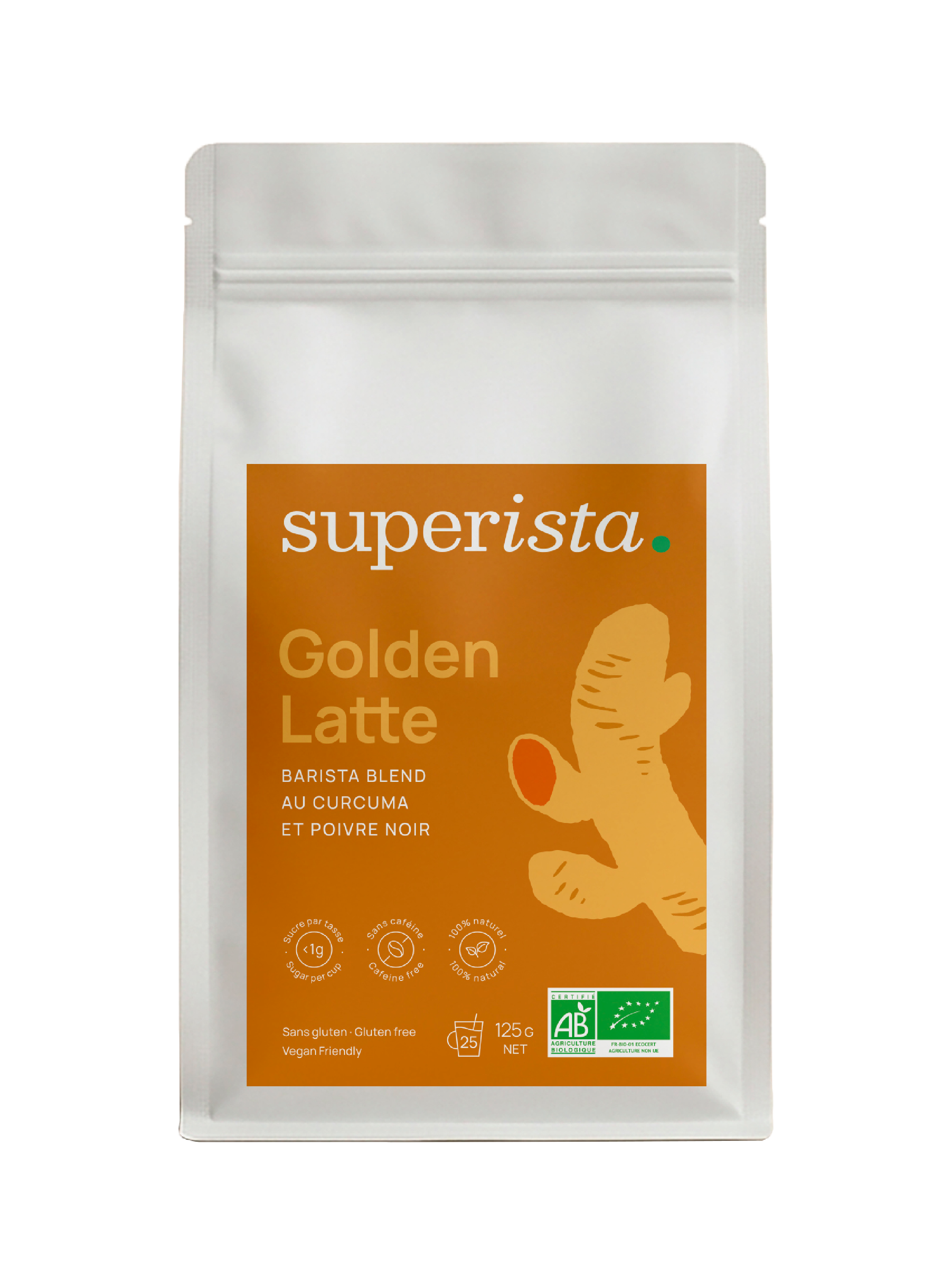sachet de golden latte, 125g